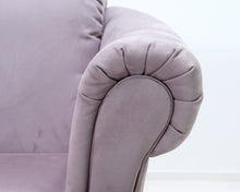 Lataa kuva Galleria-katseluun, Asko 3-istuttava kangassohva harmaa