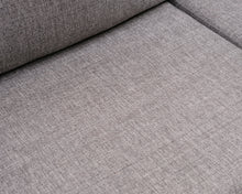 Lataa kuva Galleria-katseluun, 3-istuttava kangassohva harmaa