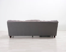 Lataa kuva Galleria-katseluun, 3-istuttava kangassohva ja rahi harmaa