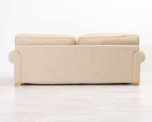 Lataa kuva Galleria-katseluun, 3-istuttava kangassohva beige