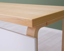 Lataa kuva Galleria-katseluun, Artek työpöytä 60 x 180 cm koivu / valkoinen