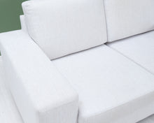 Lataa kuva Galleria-katseluun, Asko 2-istuttava kangassohva vaaleanharmaa