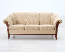 Lataa kuva Galleria-katseluun, 3-istuttava kangassohva beige