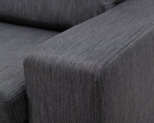 Lataa kuva Galleria-katseluun, Asko 3-istuttava kangassohva harmaa