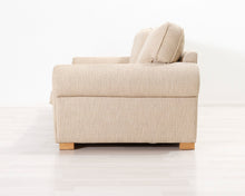 Lataa kuva Galleria-katseluun, 3-istuttava kangassohva beige