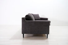 Lataa kuva Galleria-katseluun, 3-istuttava kulmasohva tummanharmaa