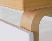 Lataa kuva Galleria-katseluun, Artek työpöytä 60 x 180 cm koivu / valkoinen