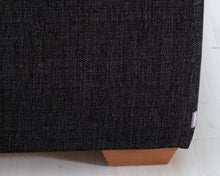 Lataa kuva Galleria-katseluun, Asko 3-istuttava kangassohva tummanharmaa
