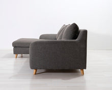 Lataa kuva Galleria-katseluun, 3-istuttava divaanisohva harmaa