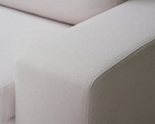 Lataa kuva Galleria-katseluun, Asko Lumi 3-istuttava kangassohva valkoinen