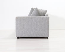 Lataa kuva Galleria-katseluun, 3-istuttava kangassohva harmaa