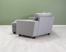 Lataa kuva Galleria-katseluun, 4-istuttava divaanisohva ja rahi harmaa