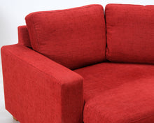 Lataa kuva Galleria-katseluun, Asko 4-istuttava kulmasohva punainen