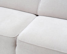 Lataa kuva Galleria-katseluun, Asko Mykonos 3-istuttava kangassohva vaaleanharmaa