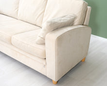 Lataa kuva Galleria-katseluun, 3-istuttava kangassohva beige