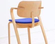 Lataa kuva Galleria-katseluun, Aslak tuoli koivu / sininen