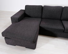 Lataa kuva Galleria-katseluun, 6-istuttava u-kulmasohva harmaa