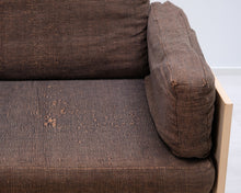 Lataa kuva Galleria-katseluun, Artek 555 Ben Af Schulten 2-istuttava sohva ruskea