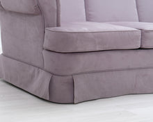 Lataa kuva Galleria-katseluun, Asko 3-istuttava kangassohva harmaa