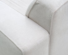 Lataa kuva Galleria-katseluun, Asko Mykonos 3-istuttava kangassohva vaaleanharmaa