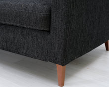 Lataa kuva Galleria-katseluun, Asko 3-istuttava kangassohva tummanharmaa
