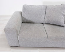 Lataa kuva Galleria-katseluun, 3-istuttava kangassohva harmaa