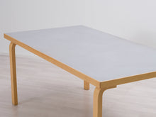 Lataa kuva Galleria-katseluun, Artek 83 ruokapöytä koivu / harmaa