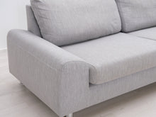 Lataa kuva Galleria-katseluun, Asko Stella 3-istuttava kangassohva harmaa