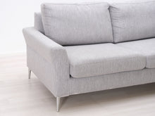 Lataa kuva Galleria-katseluun, Asko 2,5-istuttava kangassohva harmaa
