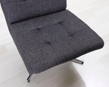 Lataa kuva Galleria-katseluun, Pyörivä lepotuoli harmaa