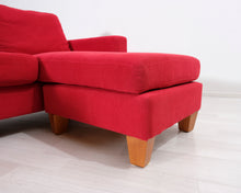 Lataa kuva Galleria-katseluun, 3-istuttava divaanisohva punainen