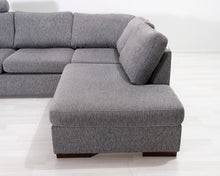 Lataa kuva Galleria-katseluun, 4-istuttava avokulmasohva harmaa