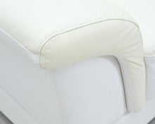 Lataa kuva Galleria-katseluun, 2-istuttava nahkasohva valkoinen