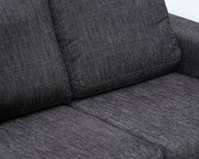 Lataa kuva Galleria-katseluun, 4-istuttava avokulmasohva tummanharmaa