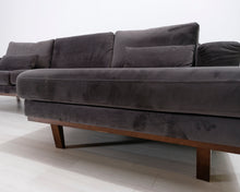 Lataa kuva Galleria-katseluun, 4-istuttava divaanisohva harmaa