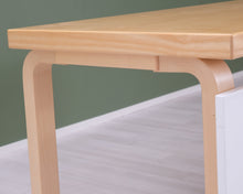 Lataa kuva Galleria-katseluun, Artek työpöytä 60 x 180 cm koivu / valkoinen