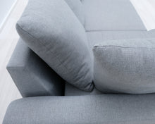 Lataa kuva Galleria-katseluun, 4-istuttava vuodesohva divaanilla harmaa
