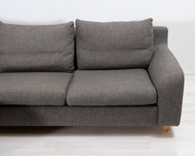 Lataa kuva Galleria-katseluun, 3-istuttava divaanisohva harmaa