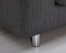 Lataa kuva Galleria-katseluun, Asko 3-istuttava kangassohva harmaa