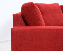 Lataa kuva Galleria-katseluun, Asko 4-istuttava kulmasohva punainen