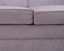 Lataa kuva Galleria-katseluun, Asko 3-istuttava kangassohva harmaa