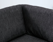 Lataa kuva Galleria-katseluun, 4-istuttava avokulmasohva tummanharmaa