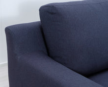 Lataa kuva Galleria-katseluun, 3-istuttava divaanisohva sininen