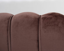Lataa kuva Galleria-katseluun, 2,5-istuttava kangassohva ruskea