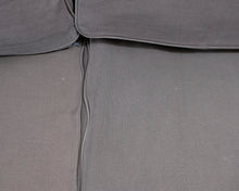 Lataa kuva Galleria-katseluun, 3-istuttava kangassohva ja rahi harmaa