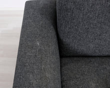 Lataa kuva Galleria-katseluun, 3-istuttava kangassohva harmaa