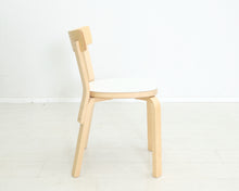Lataa kuva Galleria-katseluun, Artek 69 ruokatuoli valkoinen laminaatti