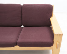 Lataa kuva Galleria-katseluun, Asko Bonanza 3-istuttava kangassohva viininpunainen