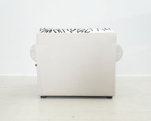 Lataa kuva Galleria-katseluun, Asko nojatuoli Marimekon käsi- ja selkänojansuojalla