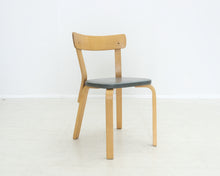 Lataa kuva Galleria-katseluun, Artek 69 ruokatuoli sininen